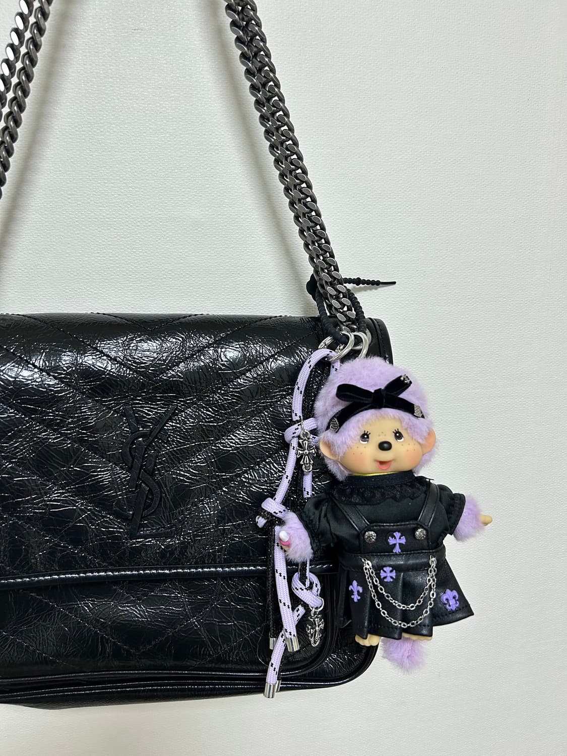 (8)정품몬치치💜힙한퍼플 고스걸 커스텀키링 상품이미지7