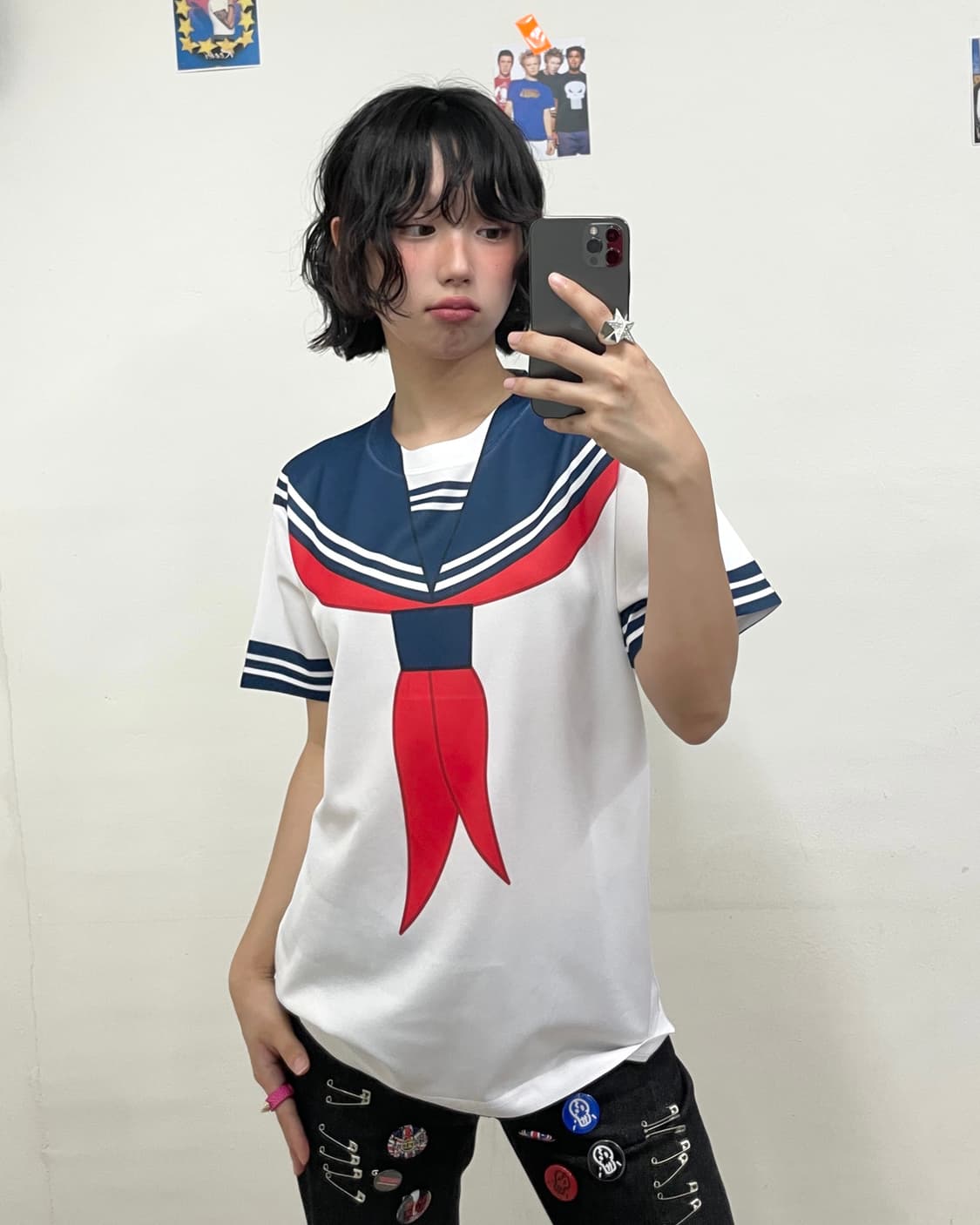 Sally Moon Long Frouille T-shirt 상품이미지1
