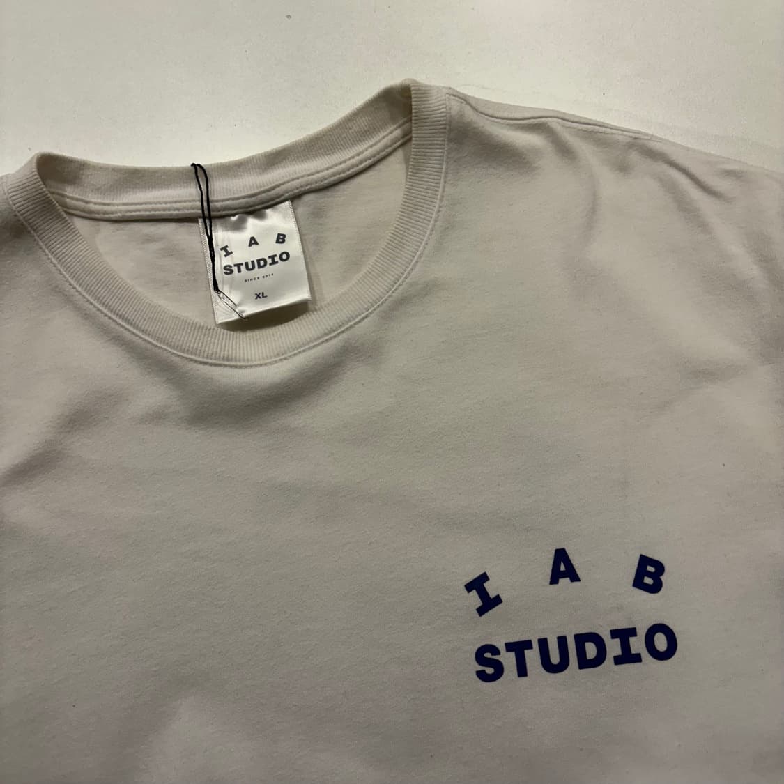 [XL] IAB 아이앱스튜디오 반팔 티셔츠 화이트 C640 상품이미지3