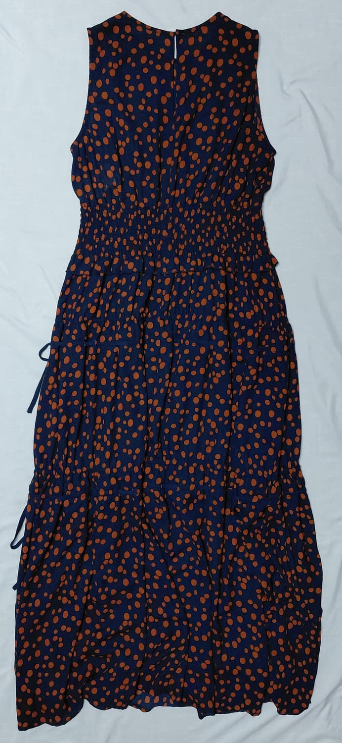 [정품] Mila Owen 도트 티어드 셔링 롱 원피스 (Size 0) 상품이미지7