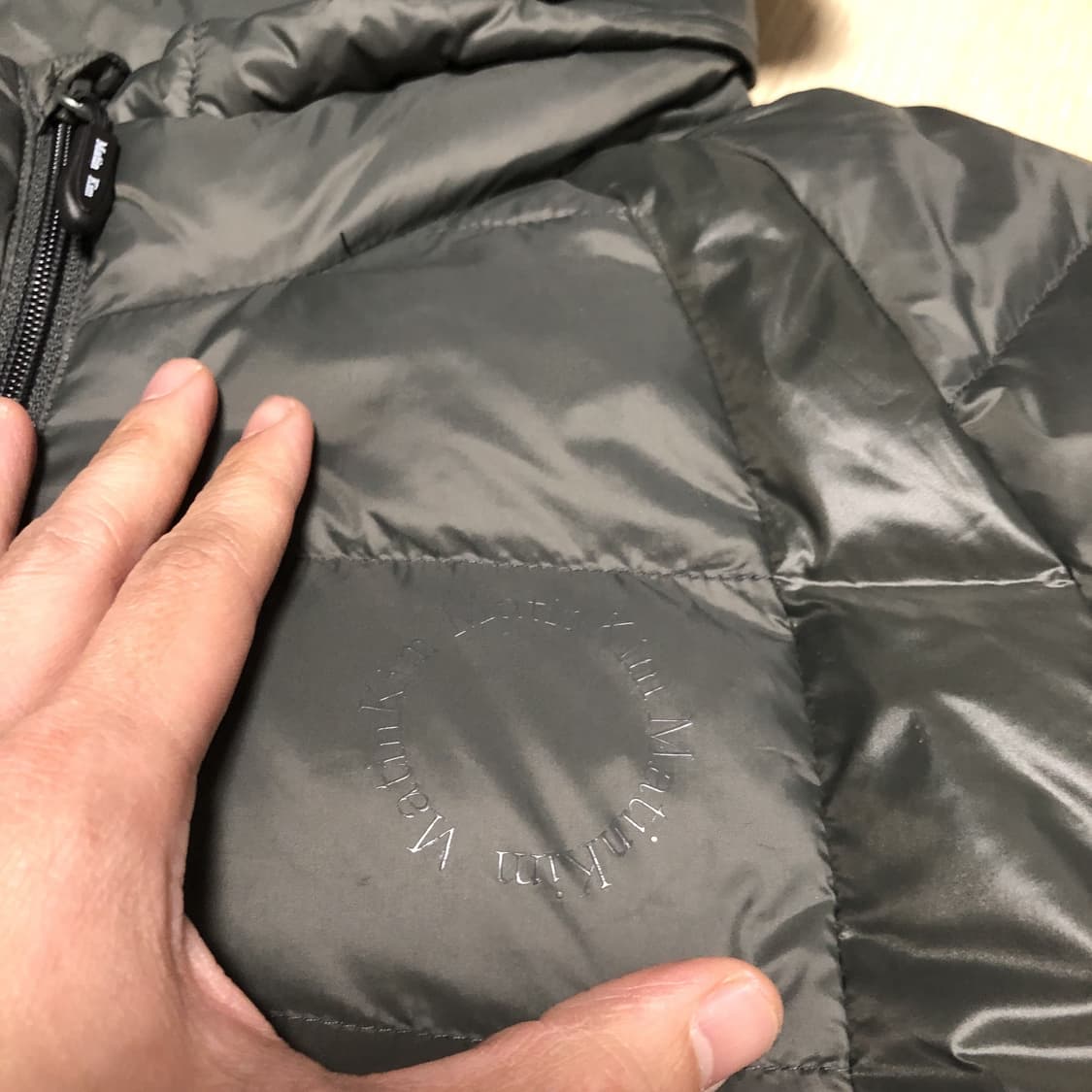 (맨즈 XL) 마뗑킴 MATIN KIM 라이트 웨이트 다운 점퍼 패딩 상품이미지3