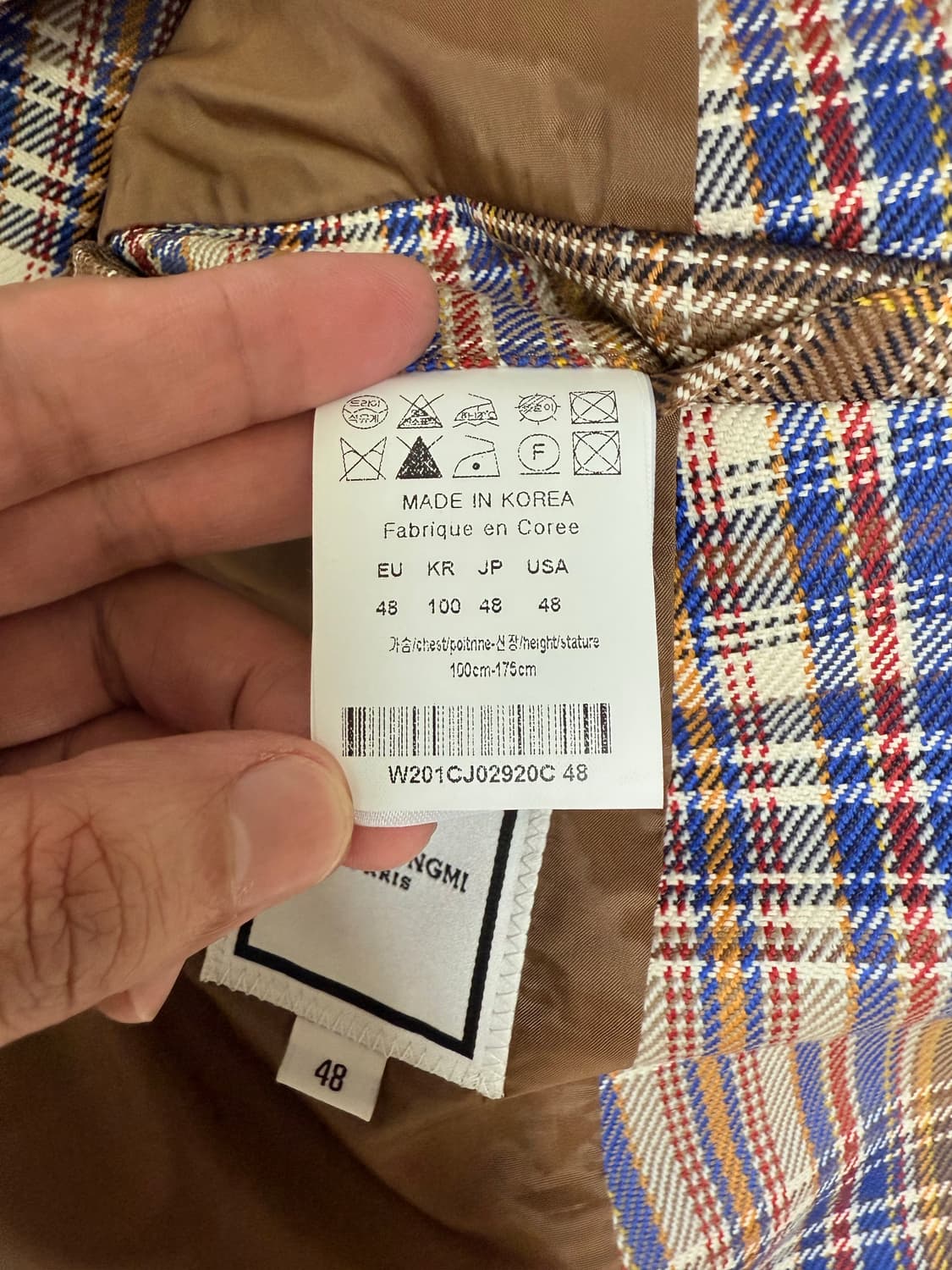 (한정판 새상품급) 우영미 컬렉션 더블 셋업 자켓(48) 상품이미지5