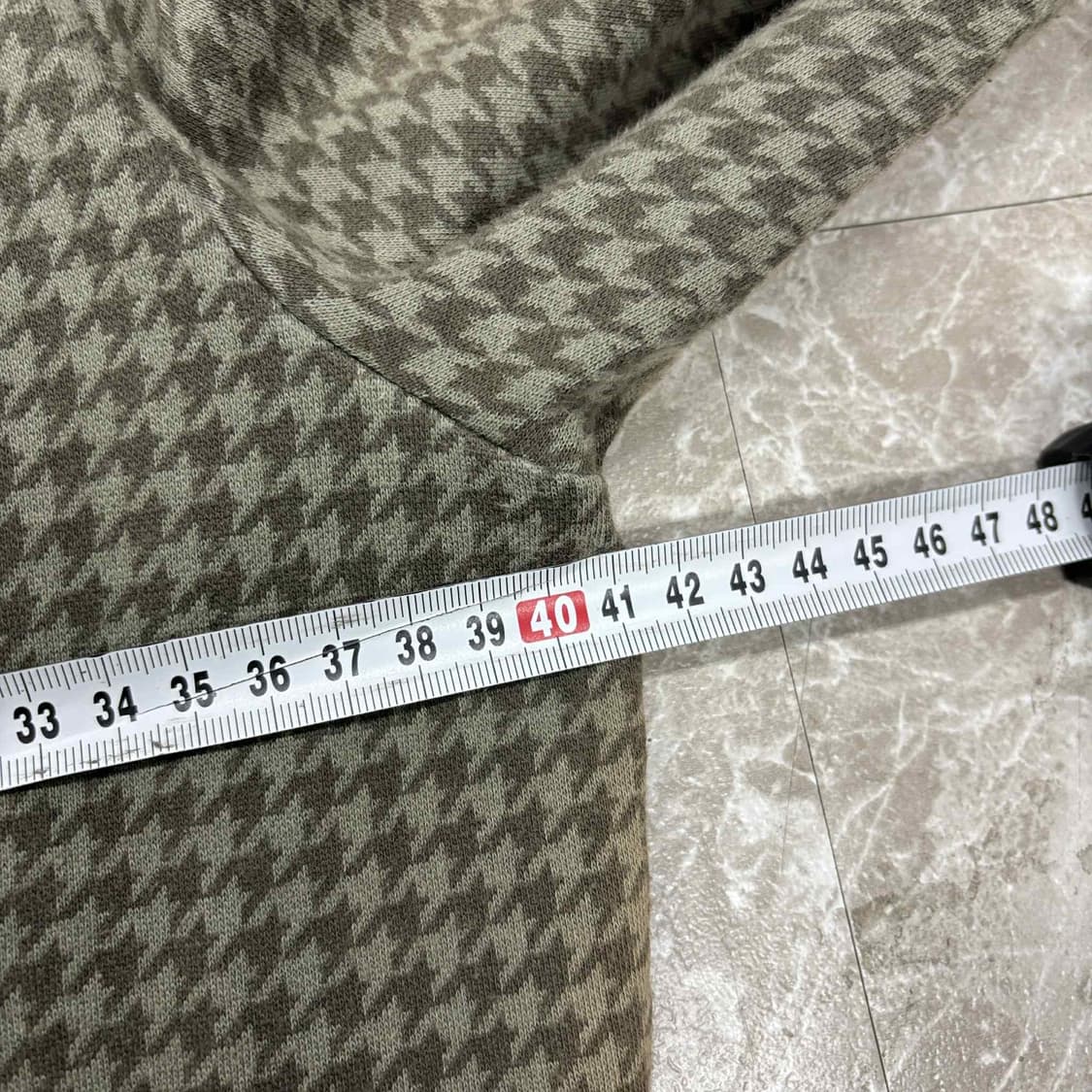 아디다스 카키 하운드 체크 여리핏 걸즈 코튼 대장급 트랙탑 희귀져지(95 상품이미지8