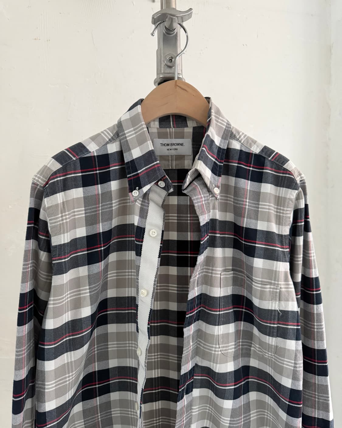 Thom Browne 톰브라운 옥스포드 체크 셔츠 made in U.S. 상품이미지5