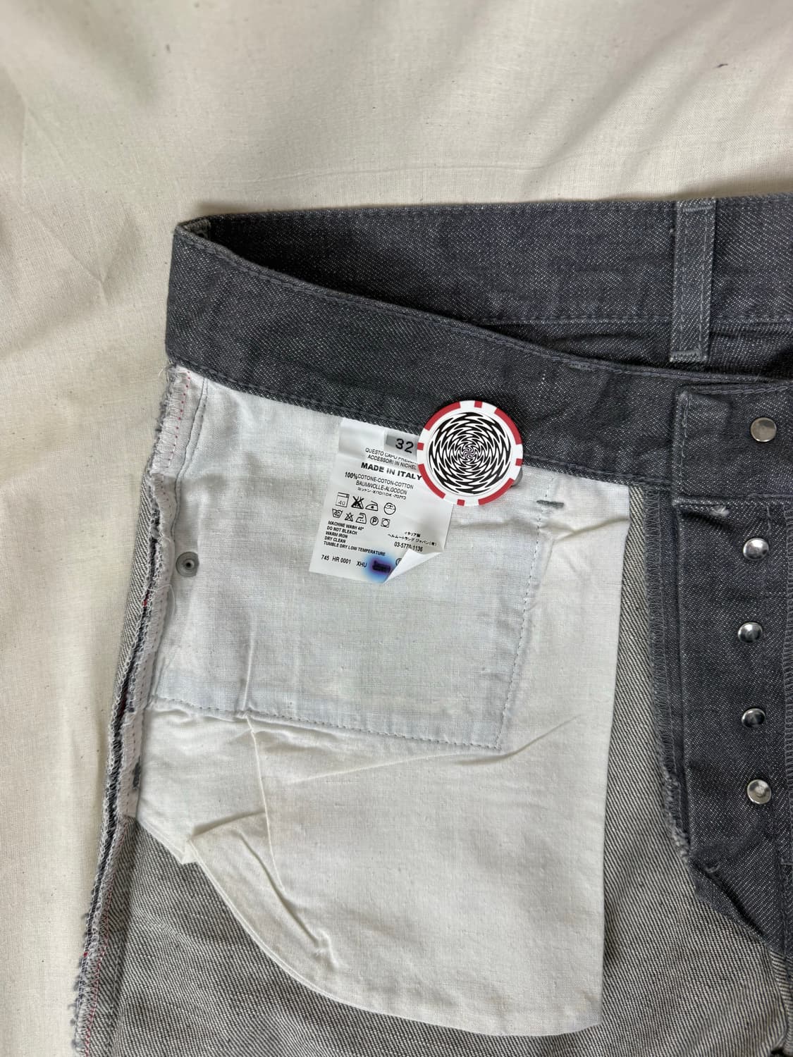 Helmut lang 00s 本人期 grey denim 32 상품이미지5
