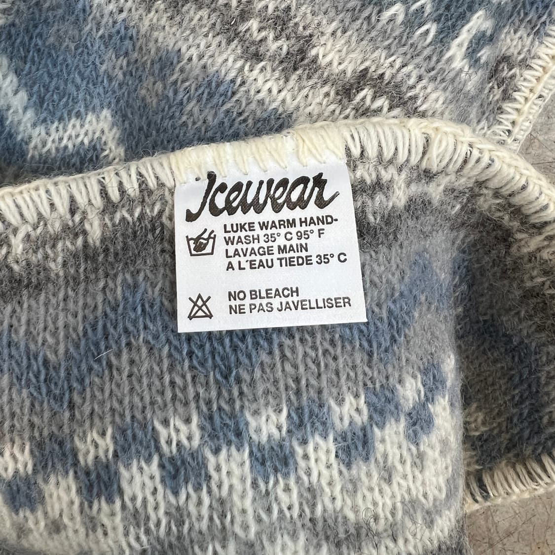 ICEWEAR 노르딕 울 머플러 상품이미지5