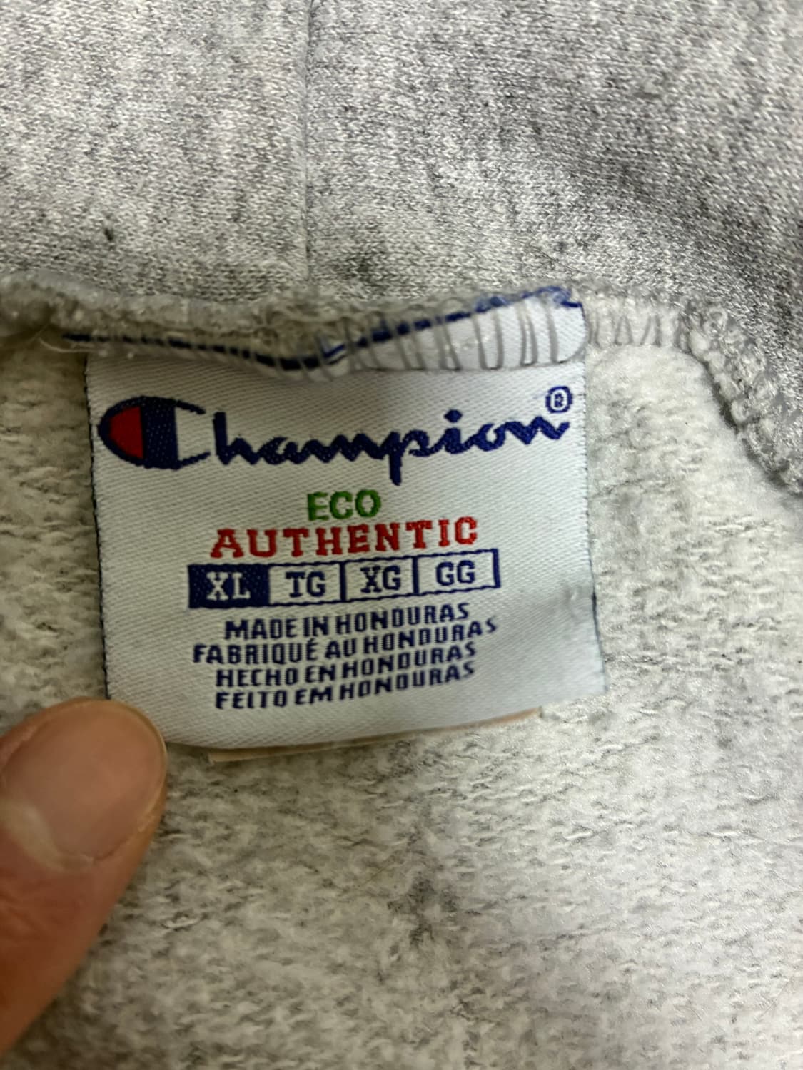 챔피온 후드집업 XL 그레이 상품이미지4