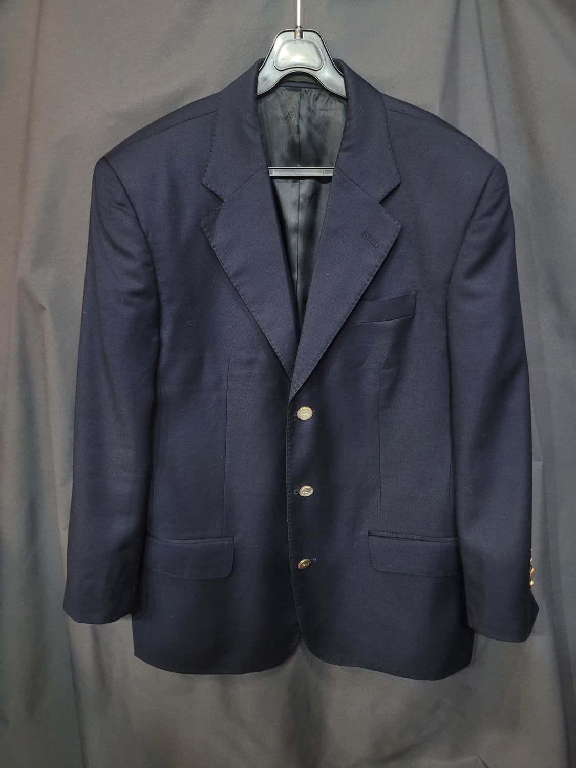 입생로랑 빈티지 금장버튼 YSL 각인 블레이저 자켓  상품이미지1