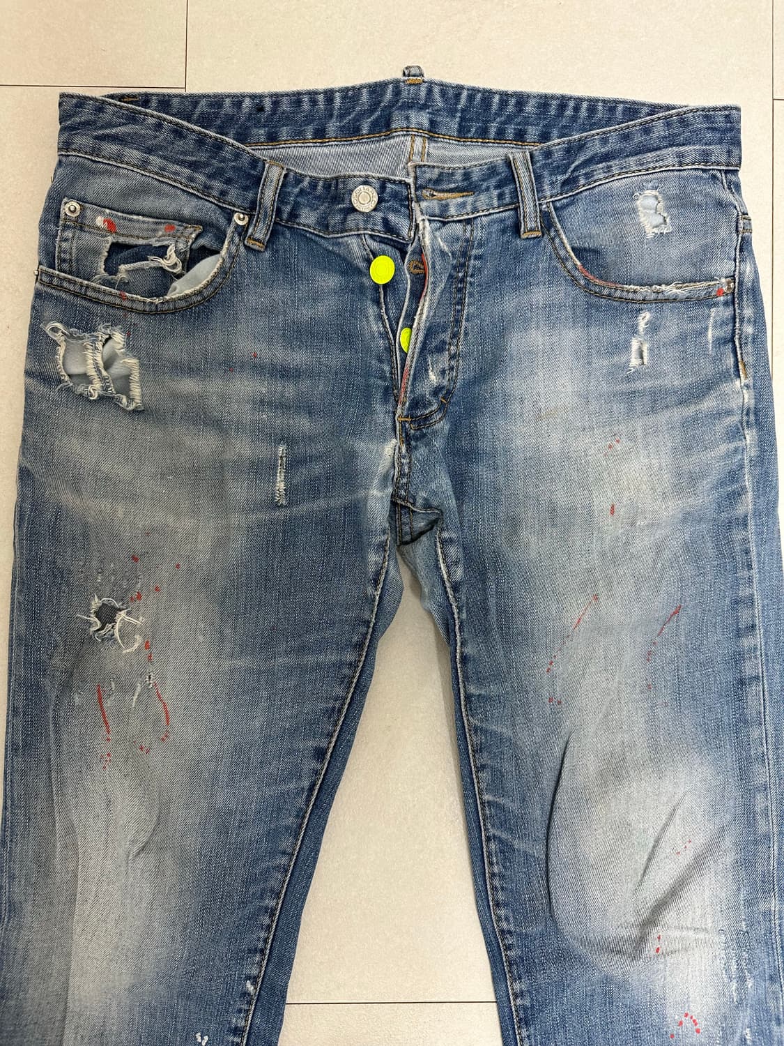 디스퀘어드2 페인팅 데님 48 상품이미지2