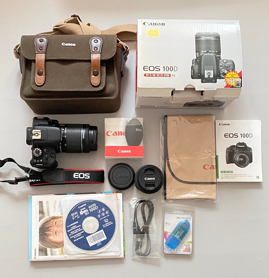 캐논 EOS100 카메라 (Ef-s18-15mm/EF40mm) 캐논카메라 상품이미지1