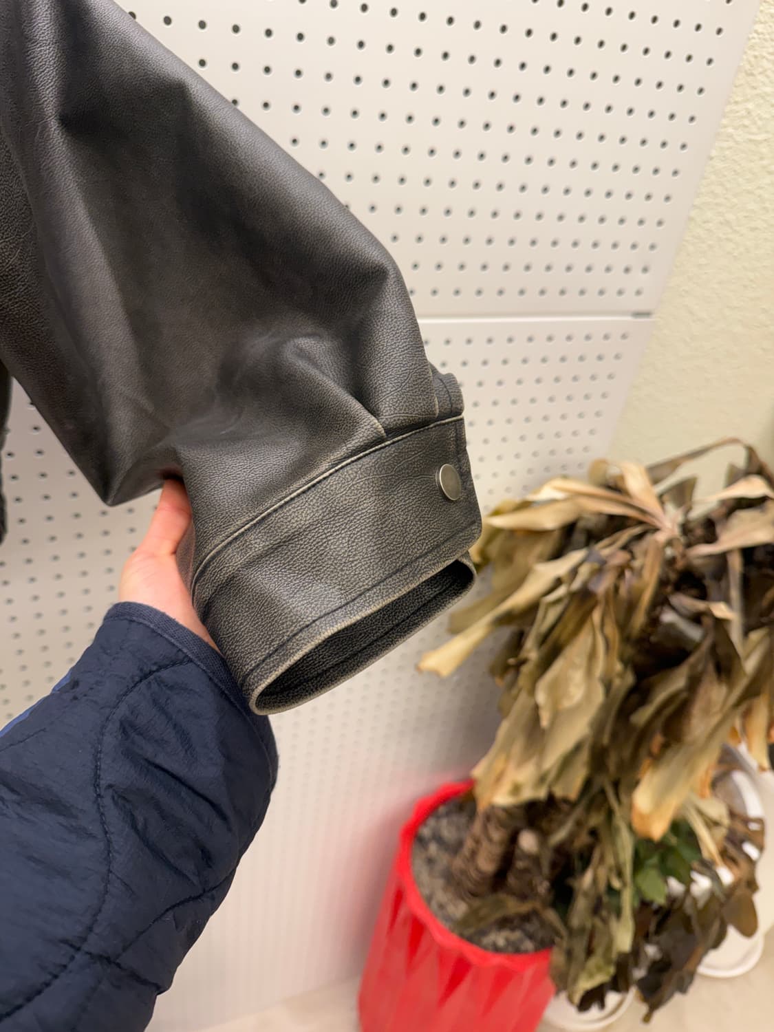 빈티지 레더 카라 자켓 U417 상품이미지3