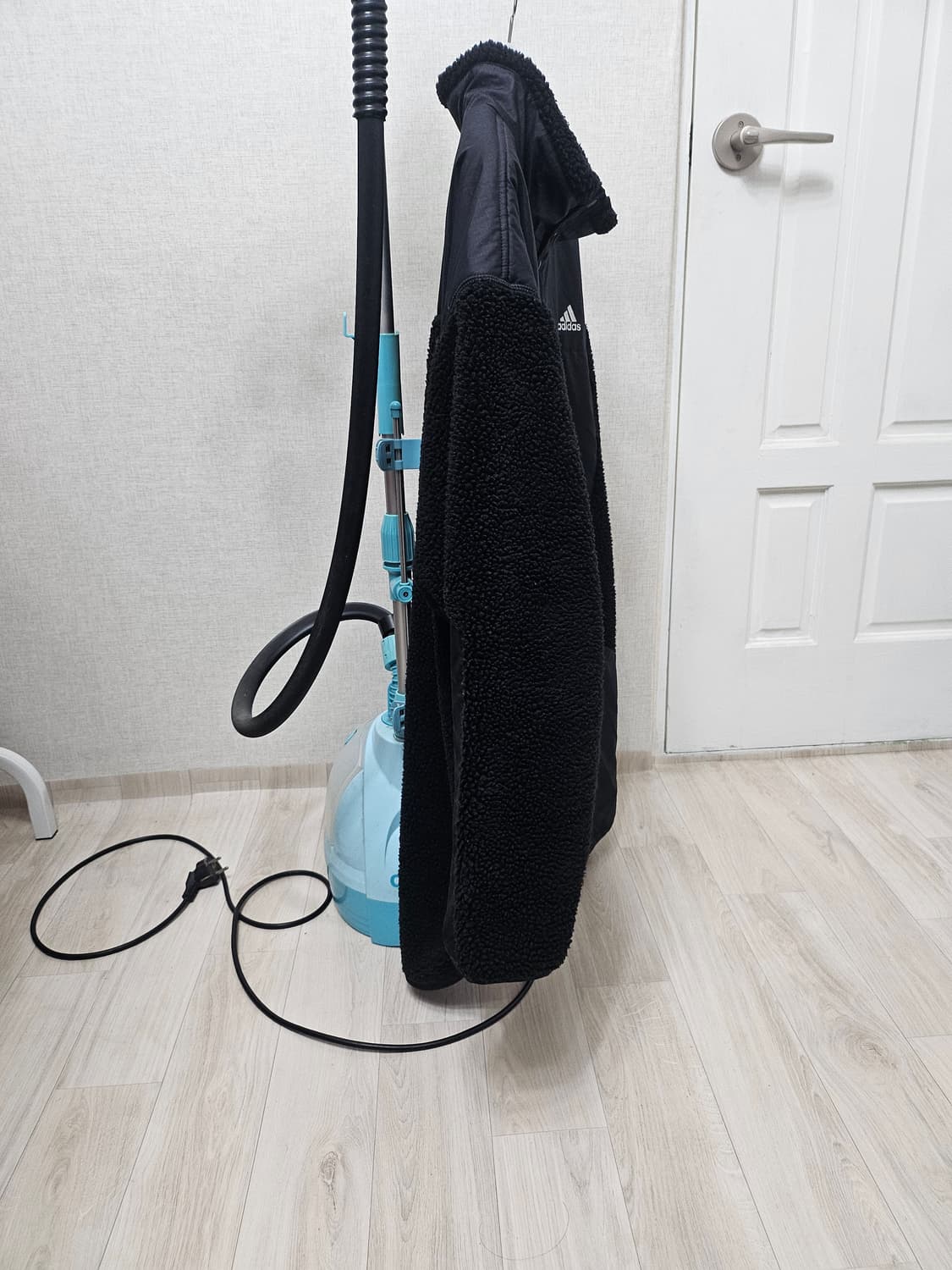 (115)3XL☆초대장급아디다스PRSVE보아플리스[블랙]쉐르파후리스점퍼 상품이미지5