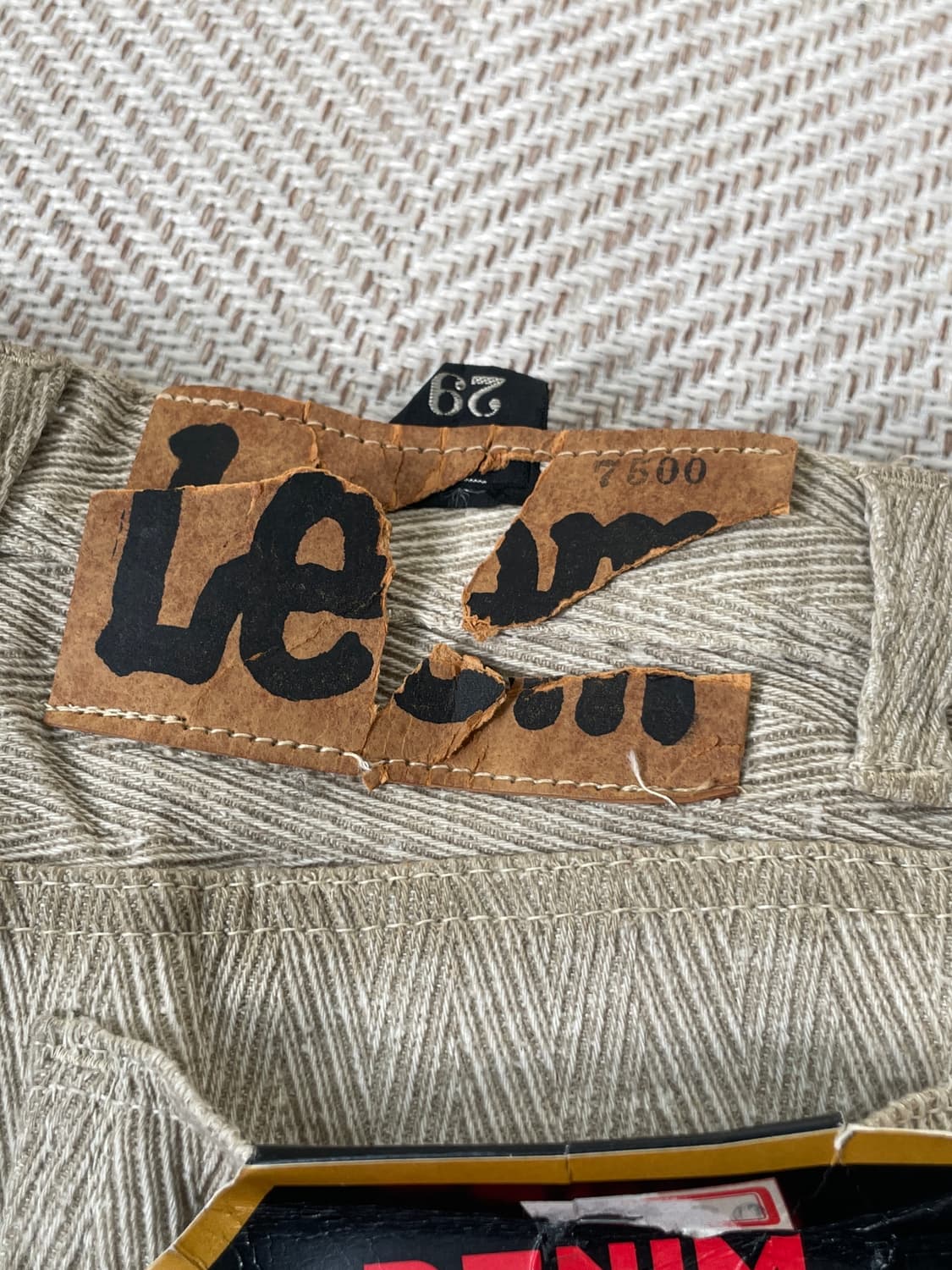 7~80s lee 리 플레어 헤링본 벨보텀 팬츠 J03543 상품이미지4