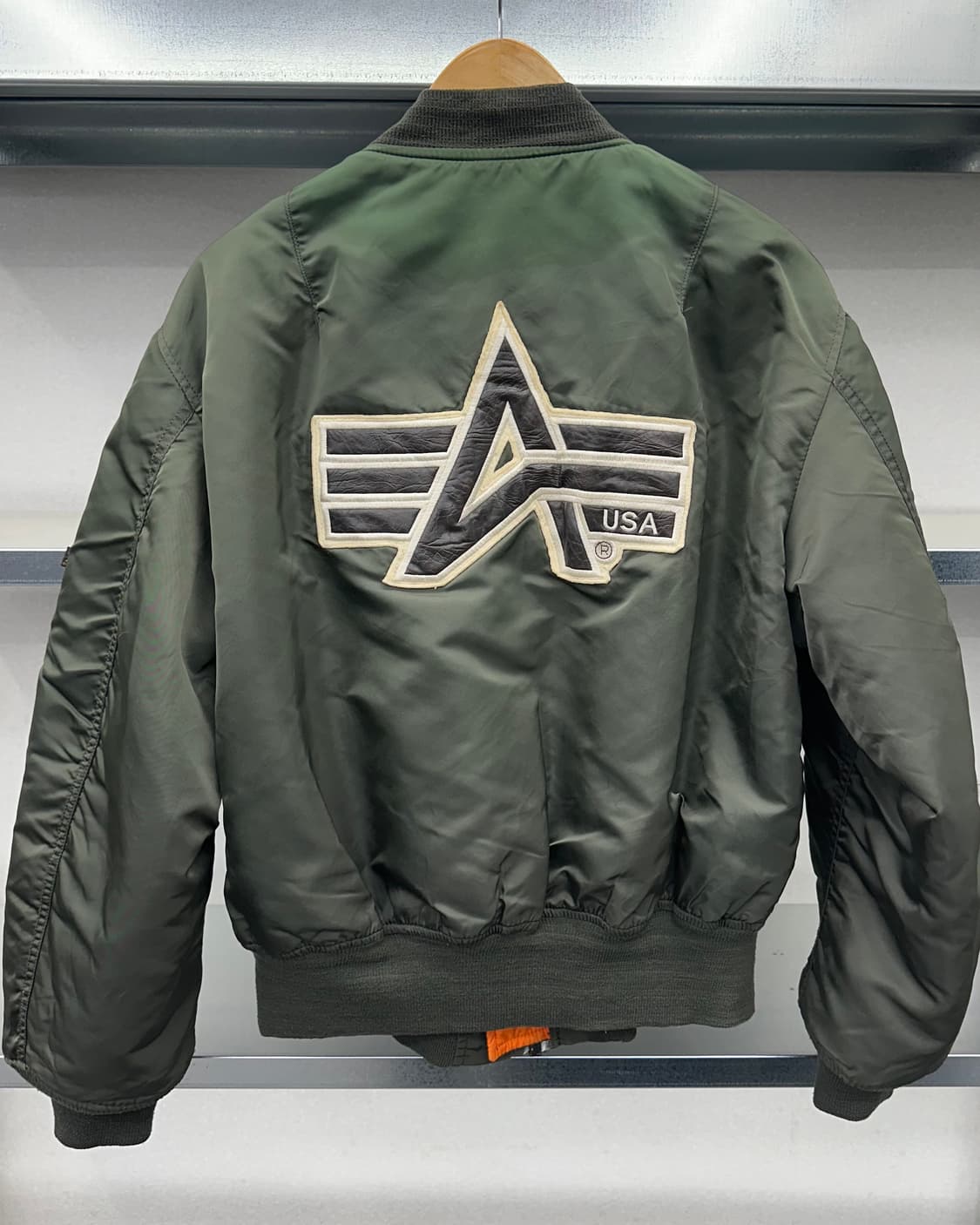 (XL)90'S ALPHA M-65 항공자켓-M1986 상품이미지2