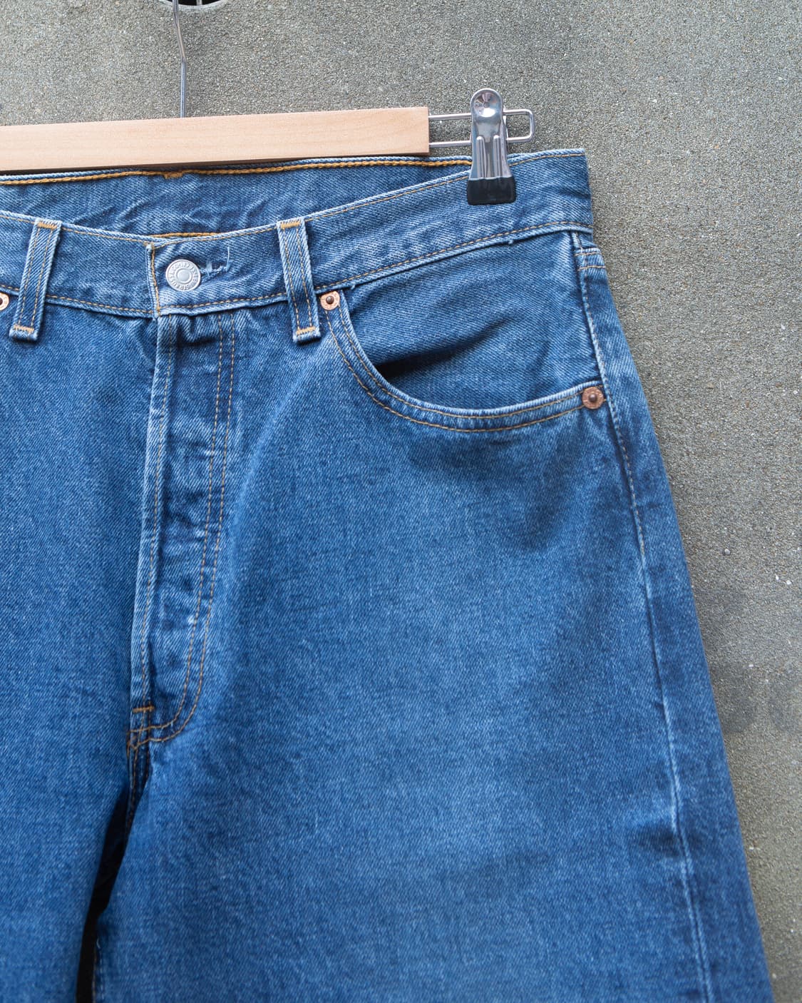 90s 리바이스 501 데님 팬츠 34/32 USA made 상품이미지4