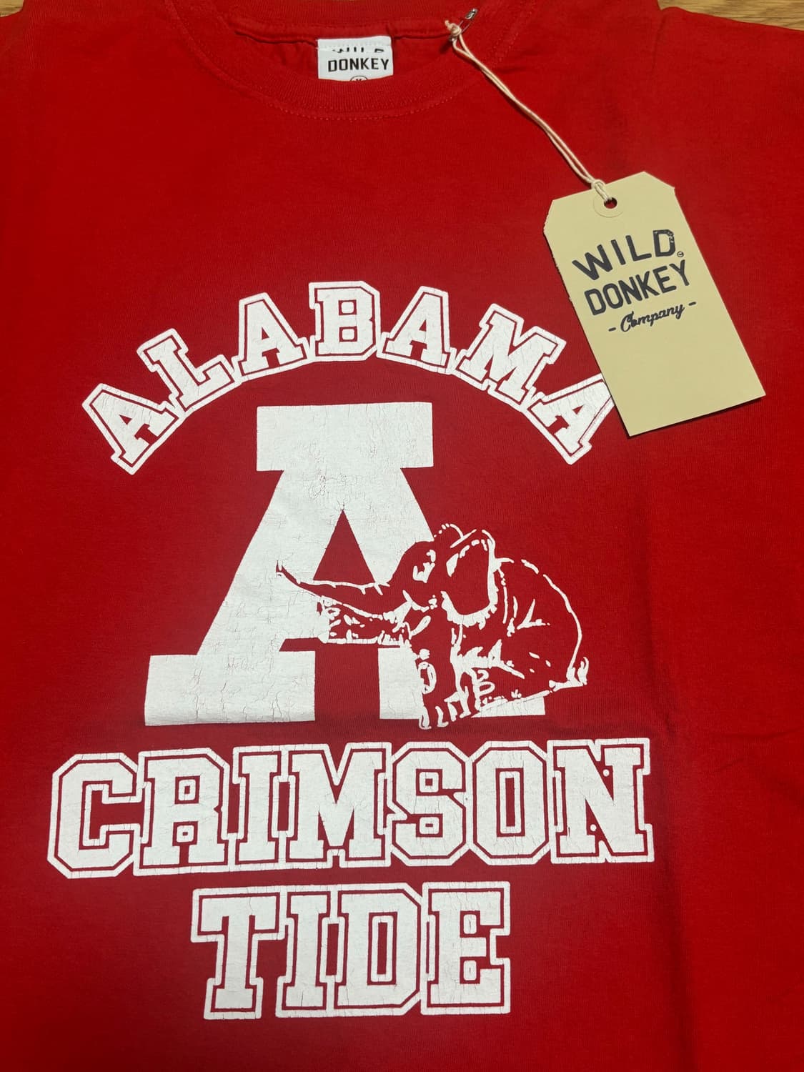 [새상품] 와일드동키 레드 반팔 티셔츠 M 상품이미지2