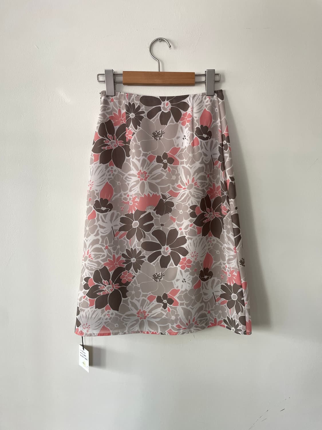 LAUTREAMONT pink  grey floral midi skirt 상품이미지6