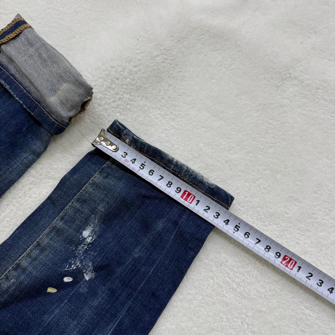 38 디스퀘어드2 데미지 페인트 데님팬츠 0312T 상품이미지7