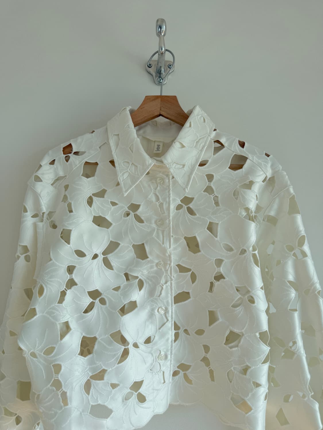 H&M 시스루 패턴 셔츠 상품이미지2