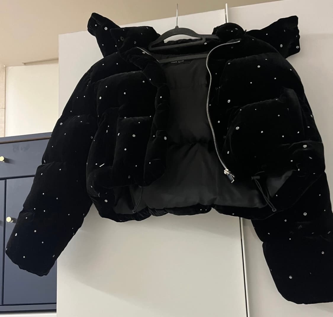 플러드셀 벨벳패딩 상품이미지5