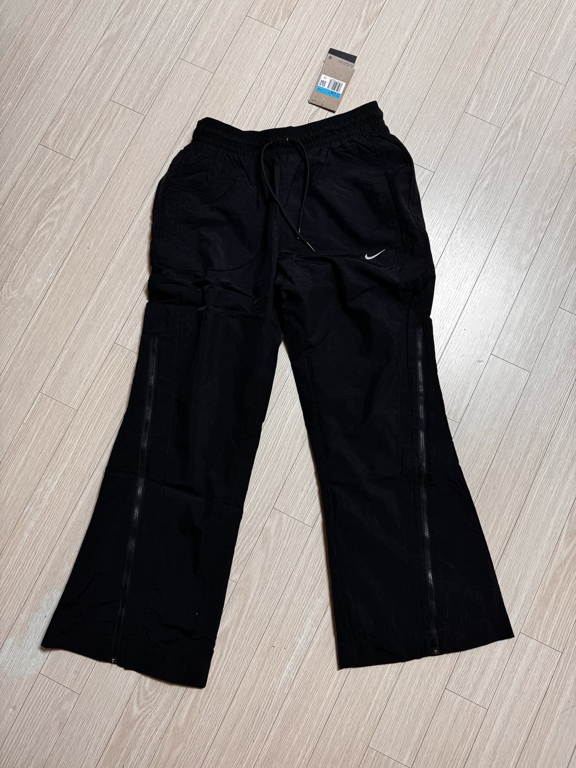 M 텍ㅇ 새상품 나이키 정가15만 리펠 지퍼 팬츠 바지 블랙 조거 레깅스 상품이미지6