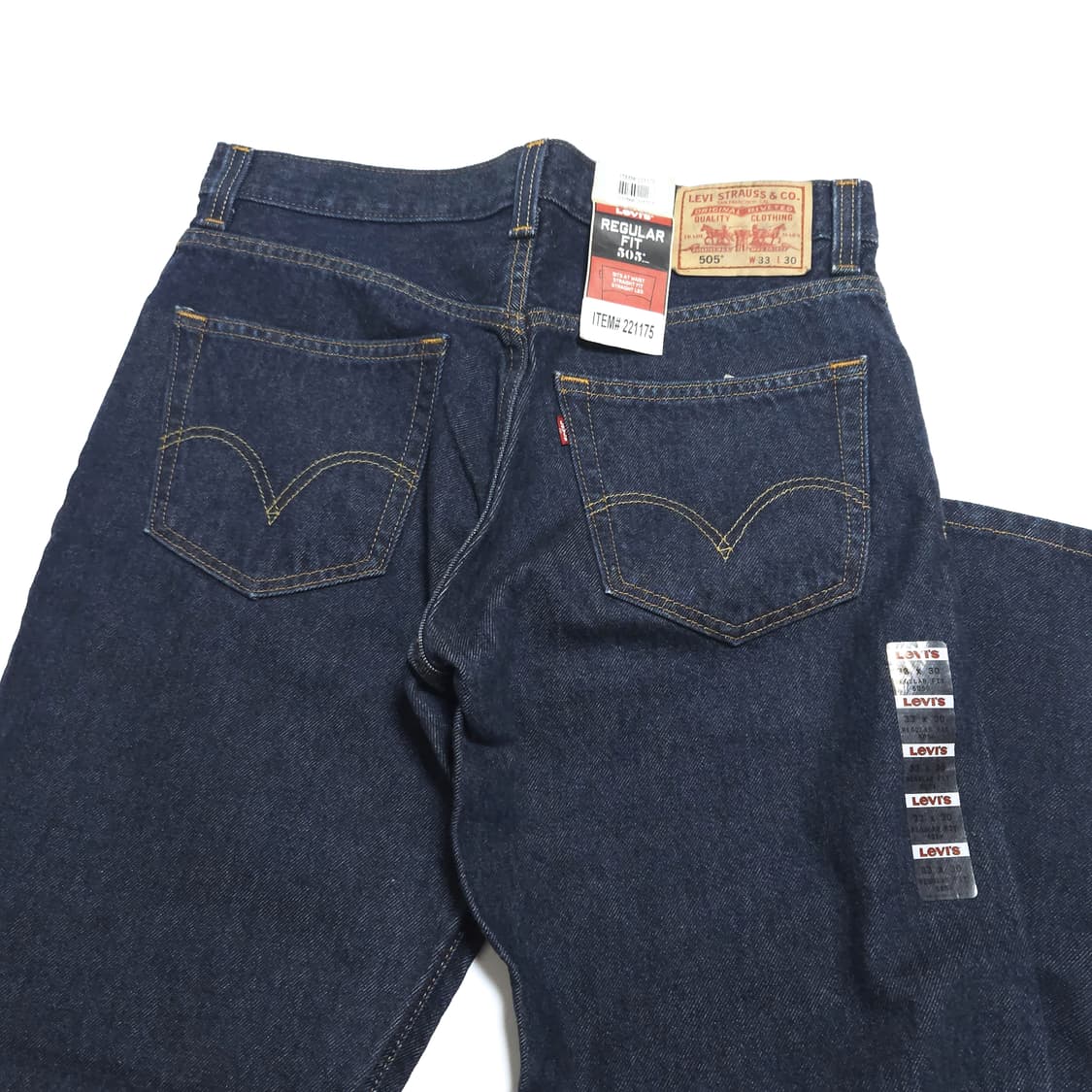 리바이스 Levis 505 레귤러핏 데님 팬츠 상품이미지3