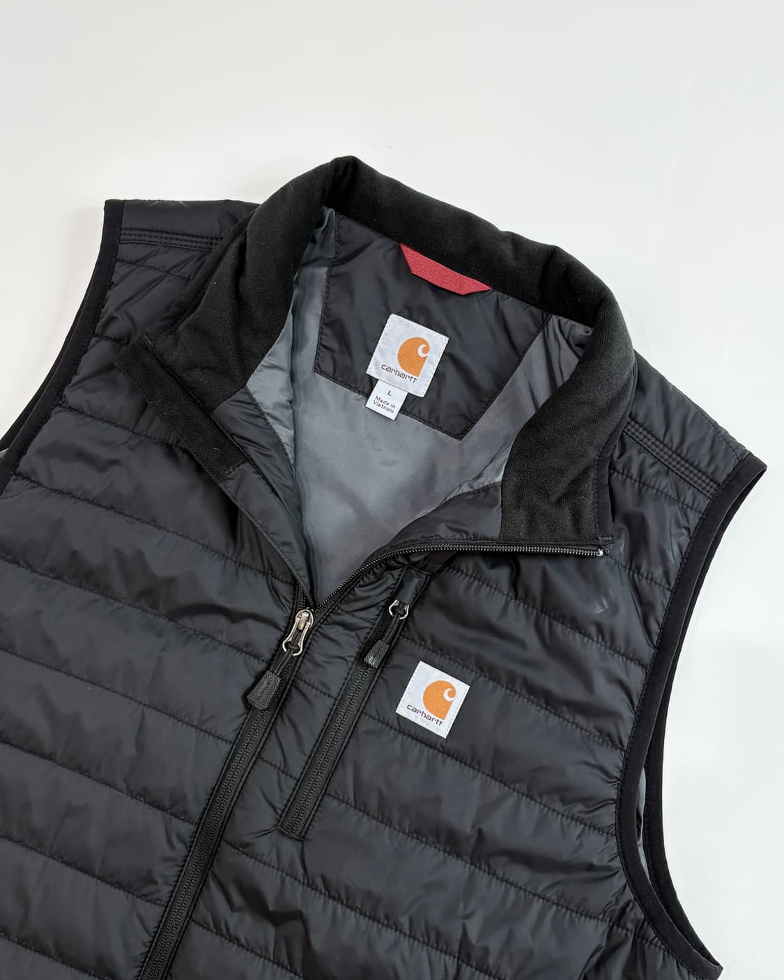 Carhartt 칼하트 블랙컬러 경량 베스트 집업 상품이미지2