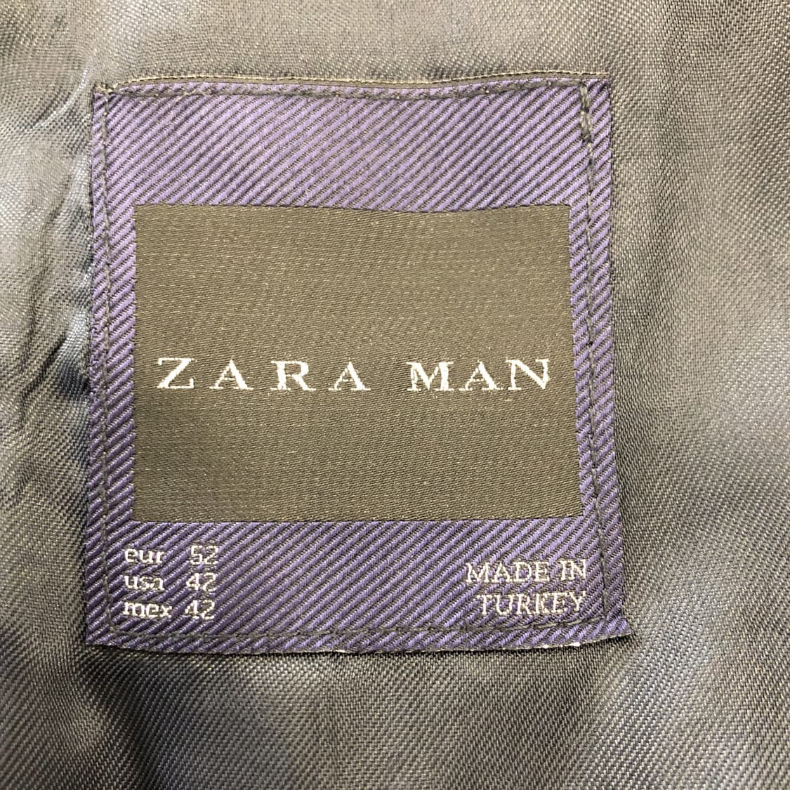 자라 울 100% 체크 콤비자켓 100 사이즈  상품이미지6