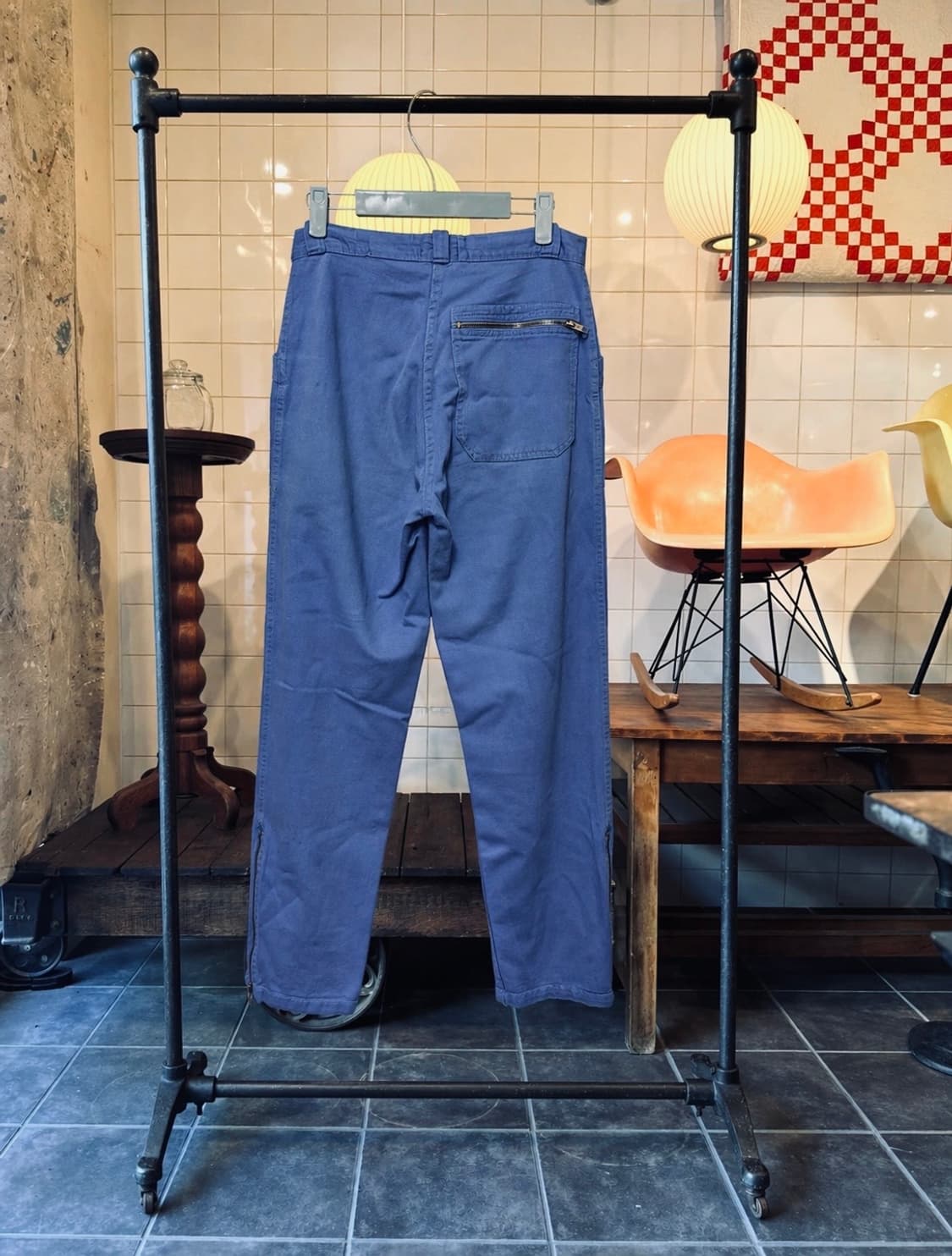 70s 페이디드 블루 워크웨어 팬츠 상품이미지3