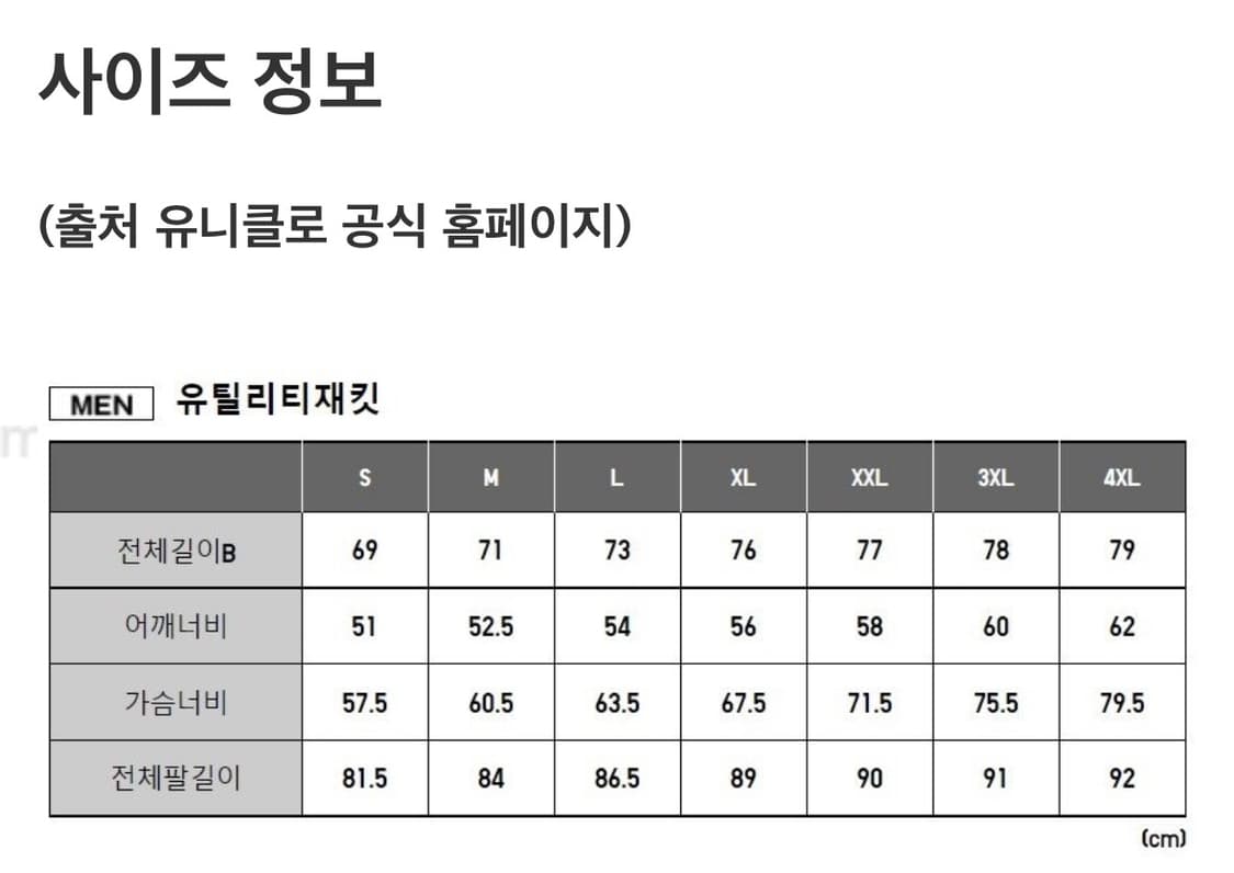 유니클로 유틸리티 자켓(재킷) 상품이미지8