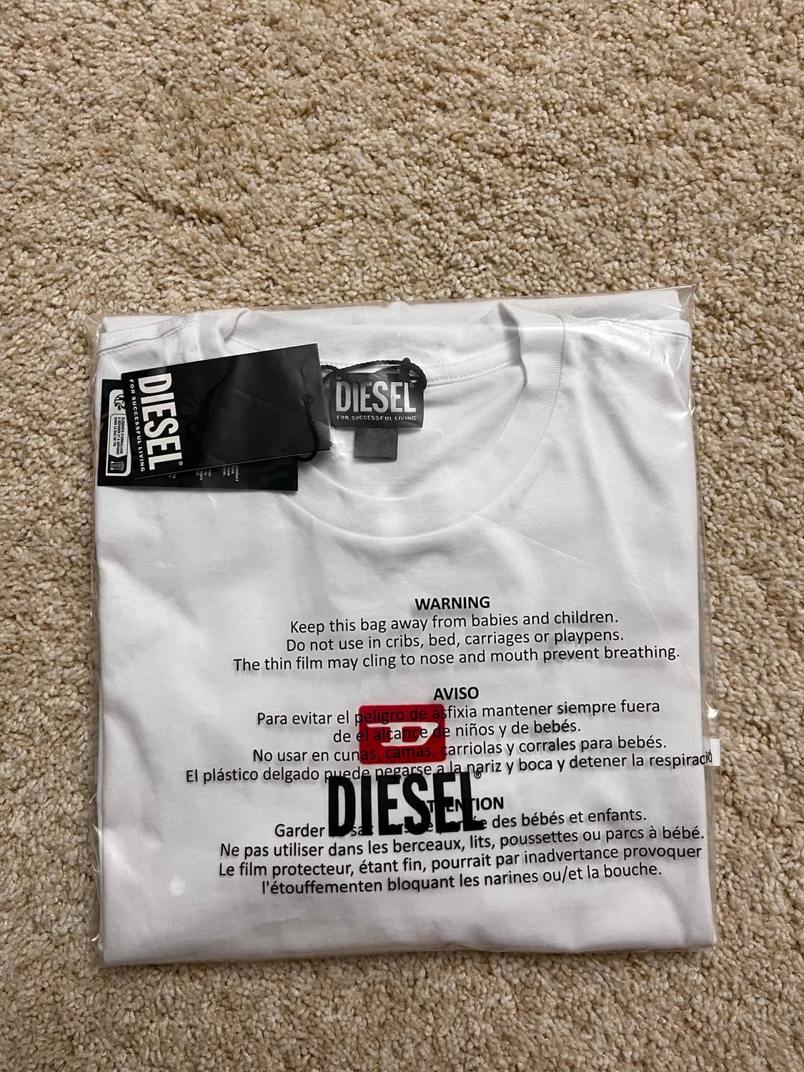 [USA 라인] 디젤 Diesel 반팔티, T-DIEGO-LOGO 상품이미지6