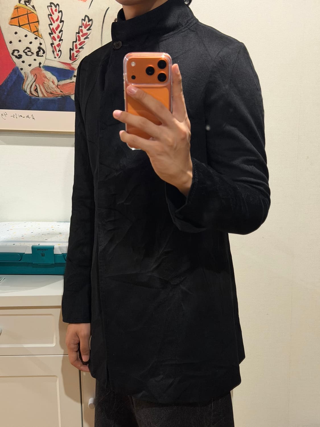 atelier sab 로로피아나 울 버튼 코트 상품이미지2