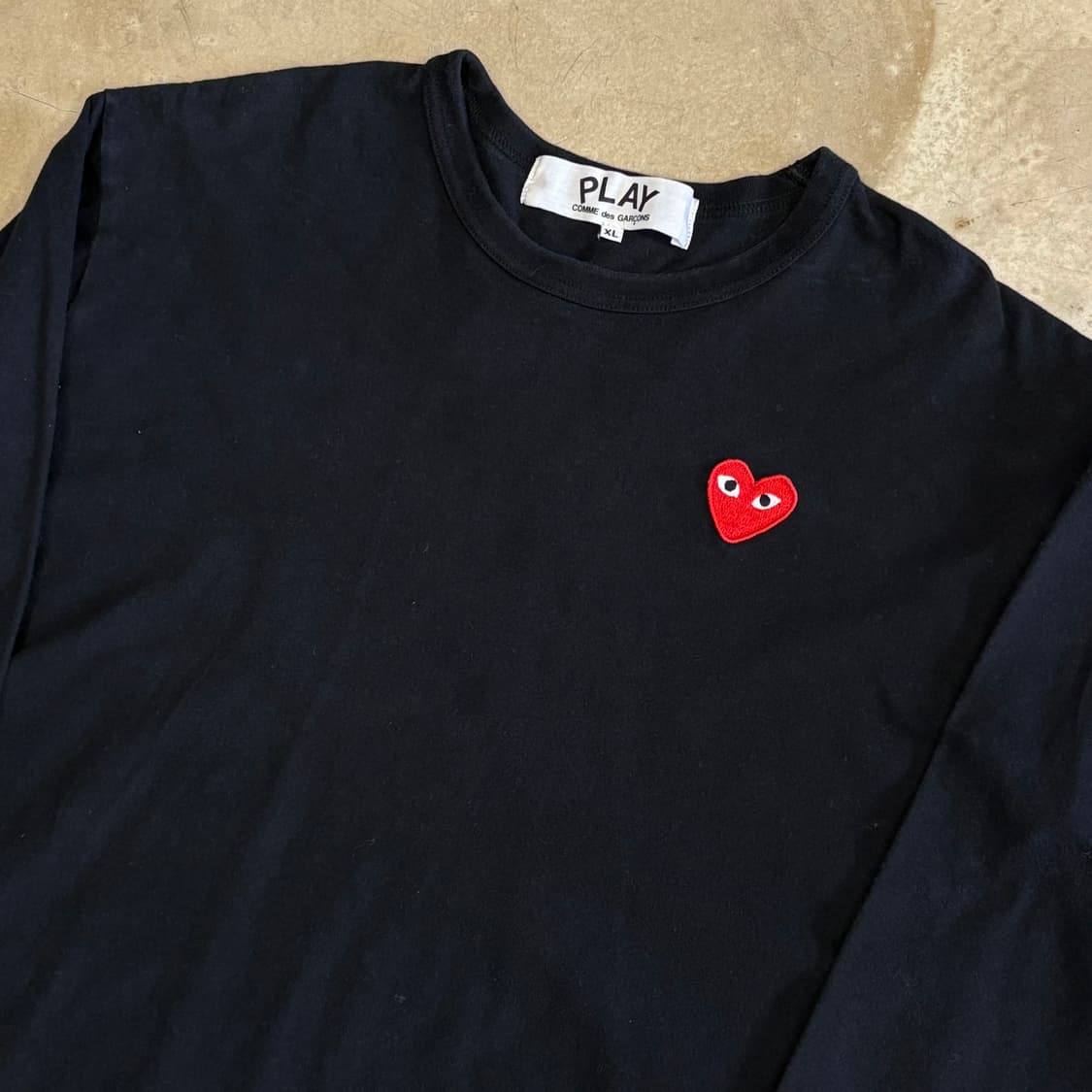 🫶🏻 꼼데가르송 Black 롱슬리브 🫶🏻 상품이미지2