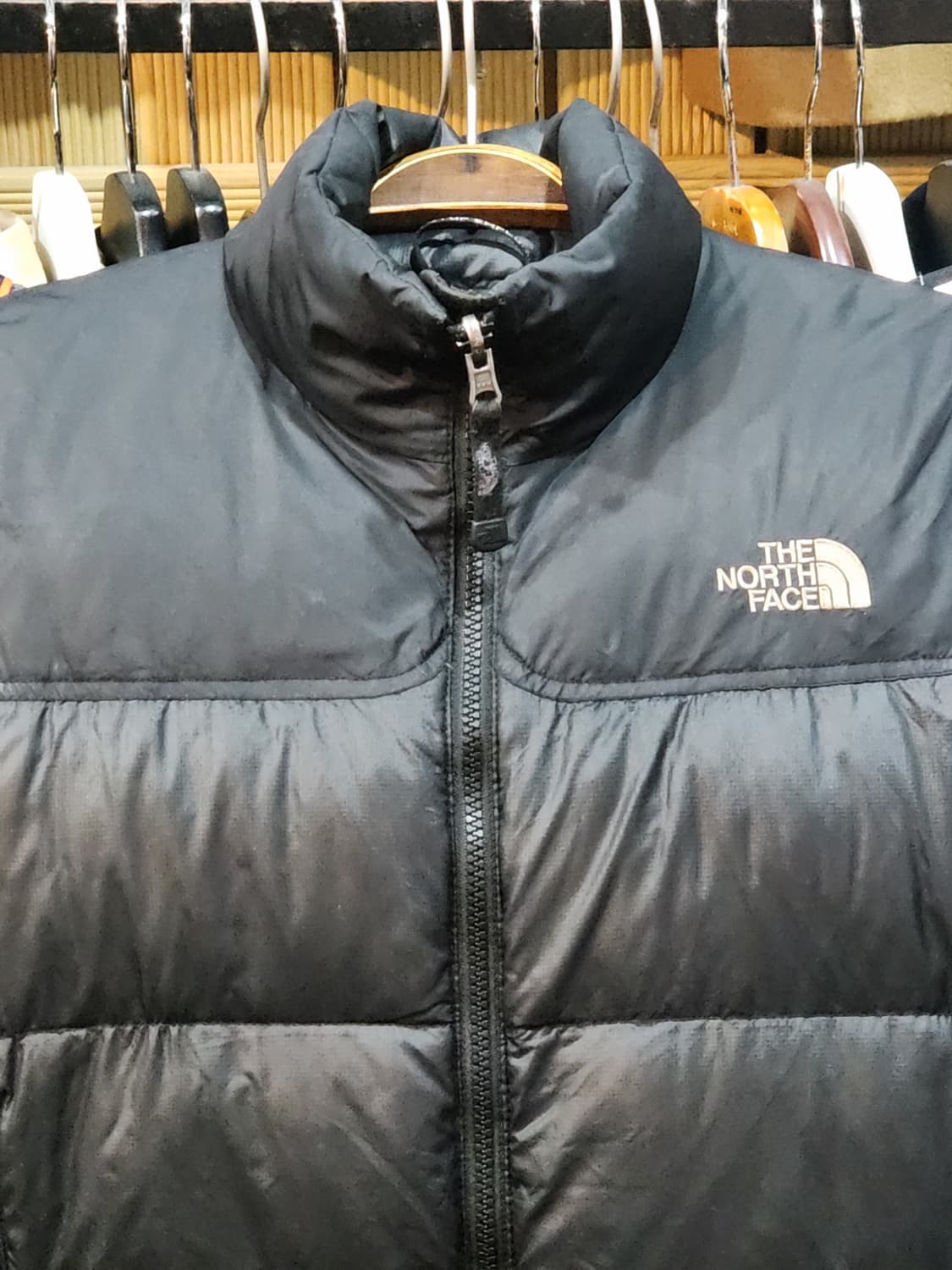 (L) 노스페이스 눕시 패딩조끼 블랙 700 구스다운 베스트  상품이미지2