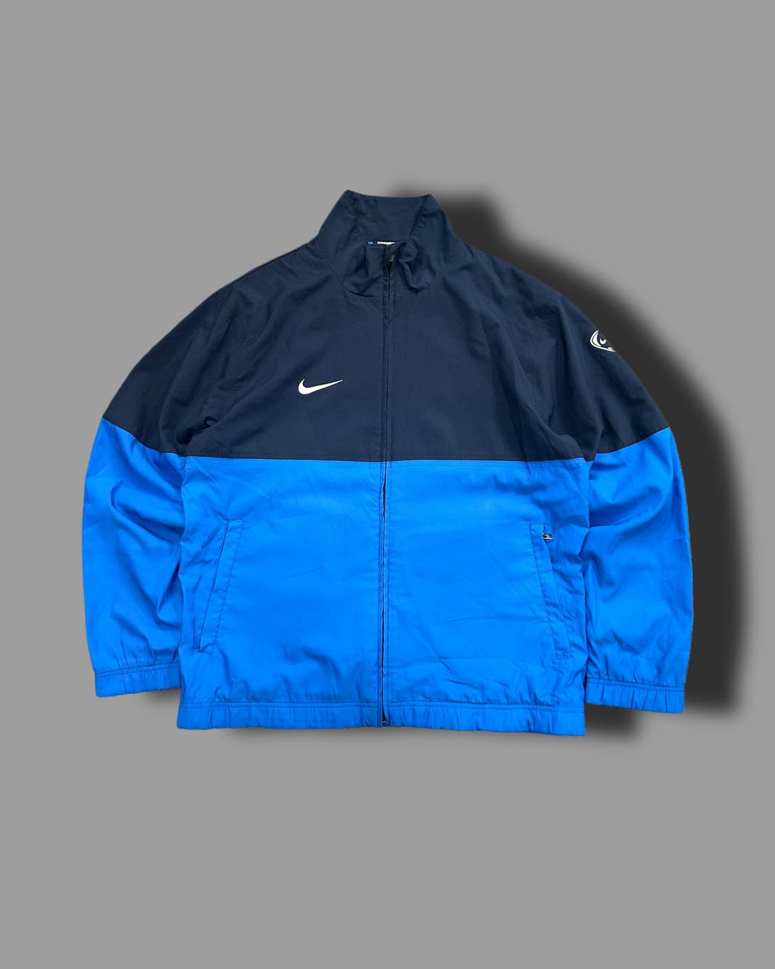 나이키 네이비 블루 배색 바람막이 L 상품이미지4