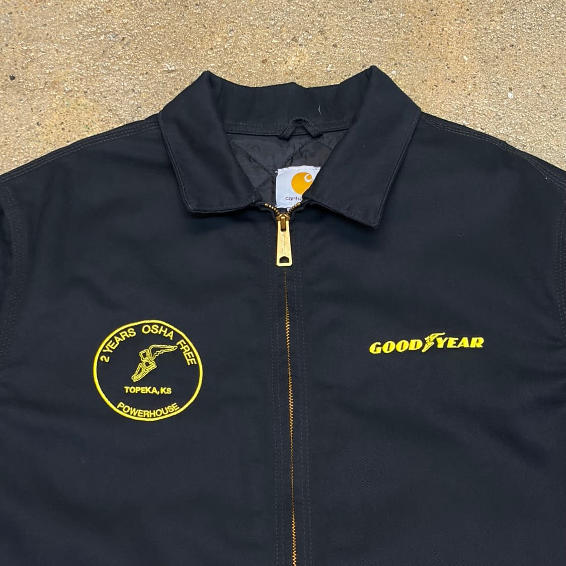 00s USA 빈티지 칼하트 굿이어 디트로이트 자켓 덕액티브 자켓 상품이미지3