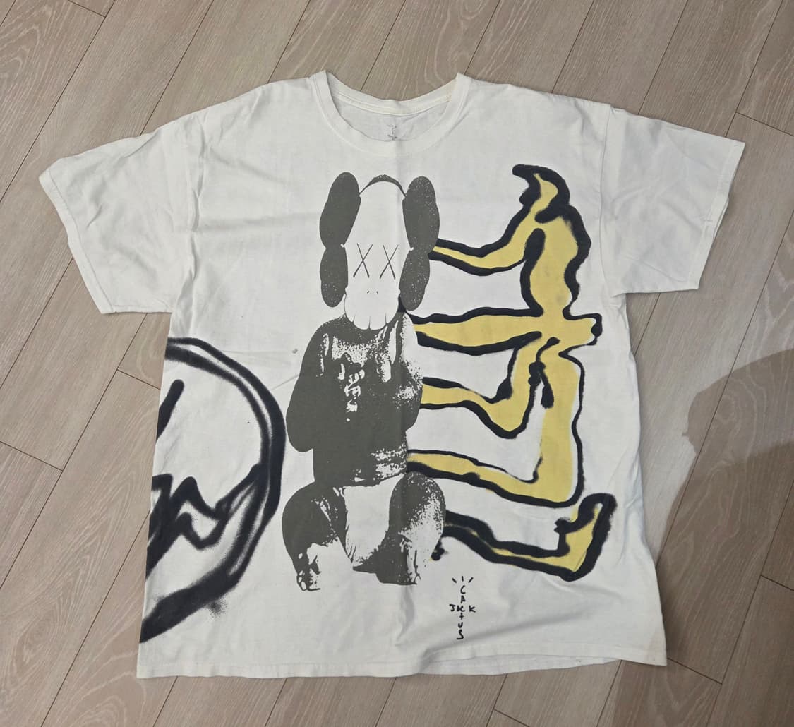 트래비스 스캇x 카우스 x 프라그먼트 반팔 티셔츠 상품이미지1