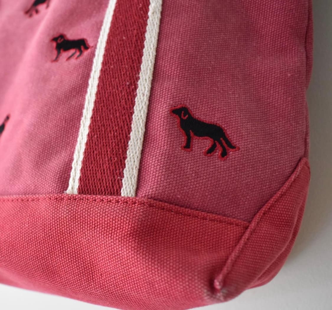 L.L.Bean Boat and Tote 핑크 강아지 자수 토트백 / 엘 상품이미지2