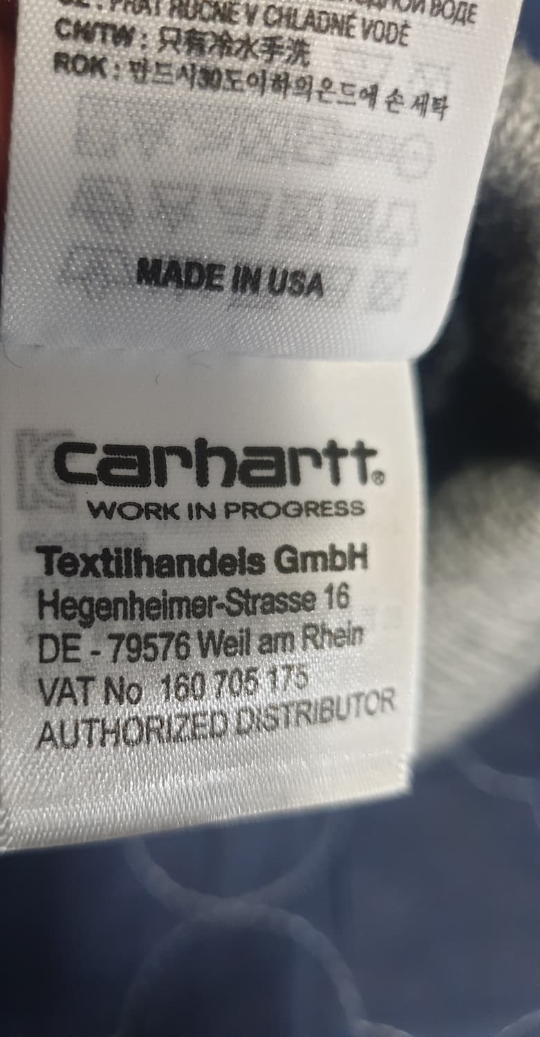 칼하트 배색 비니 블랙&그레이 (OS) 상품이미지3