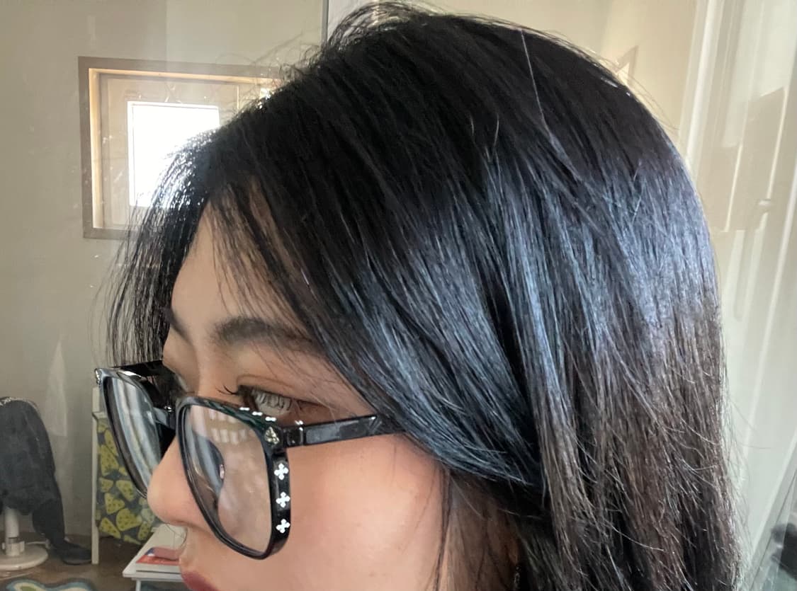 스퀘어 뿔테 안경 상품이미지3