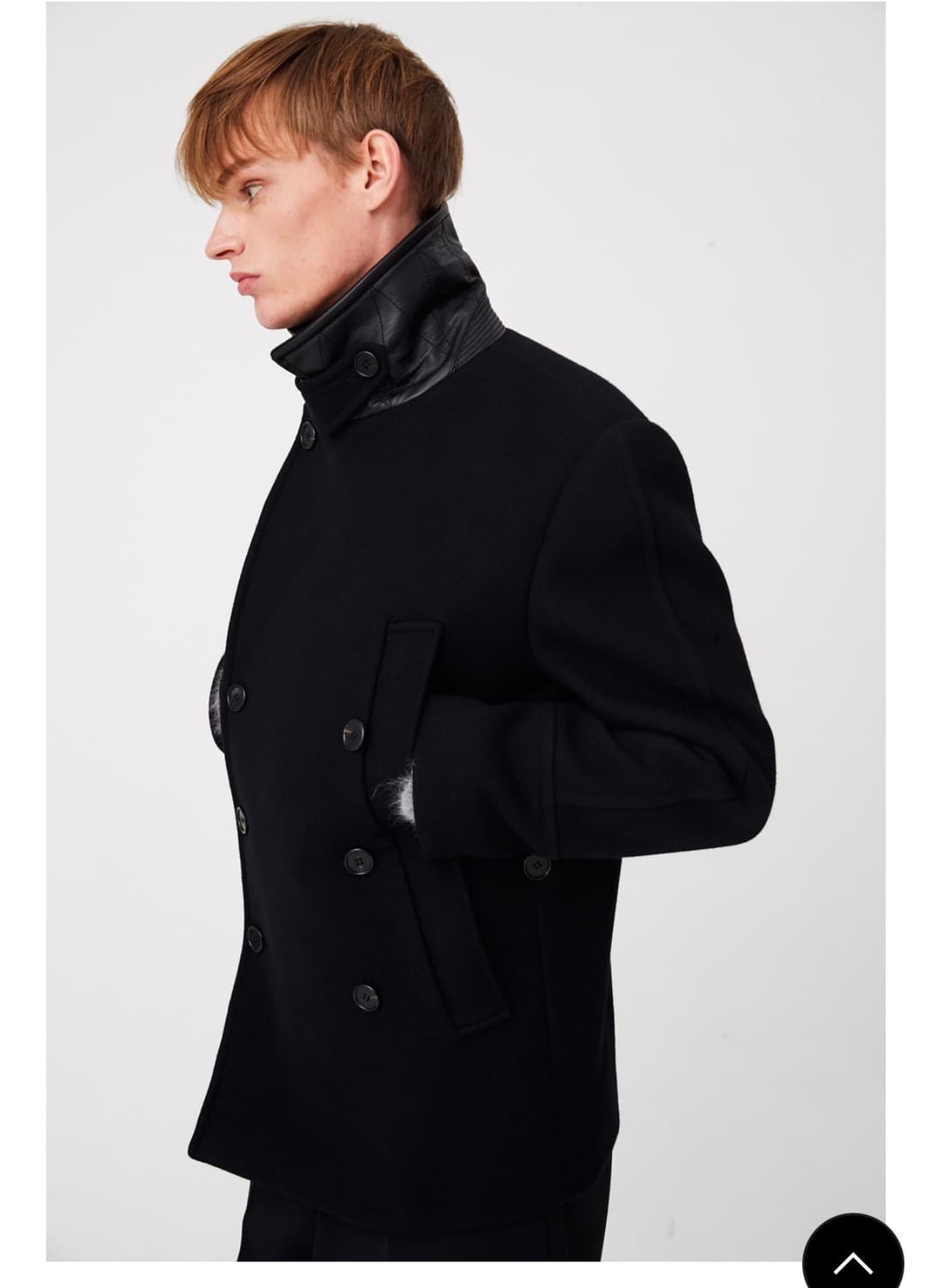 문선 피코트 블랙m색상 판매합니다 상품이미지1