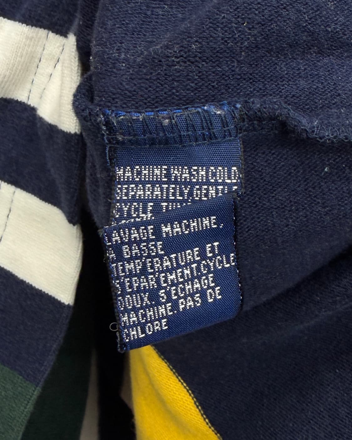 노티카 90s 컬러블럭 럭비 폴로 셔츠 상품이미지6