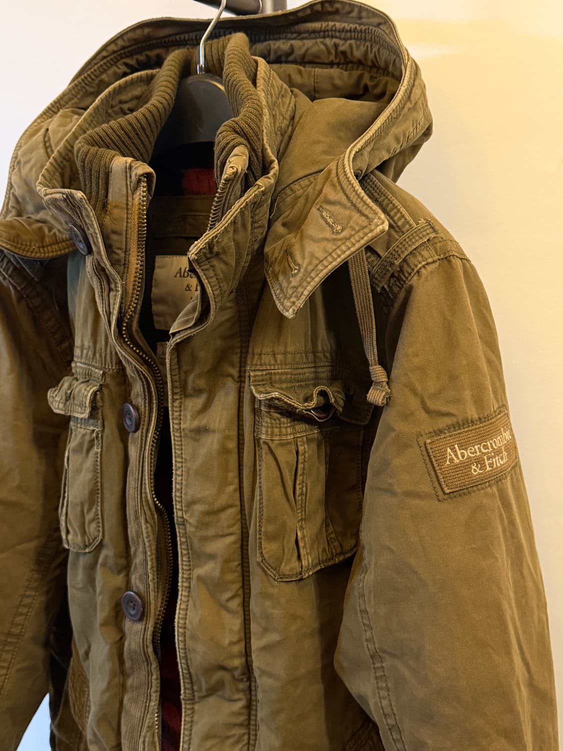 아베크롬비 대장급 밀리터리 후드 자켓 상품이미지4