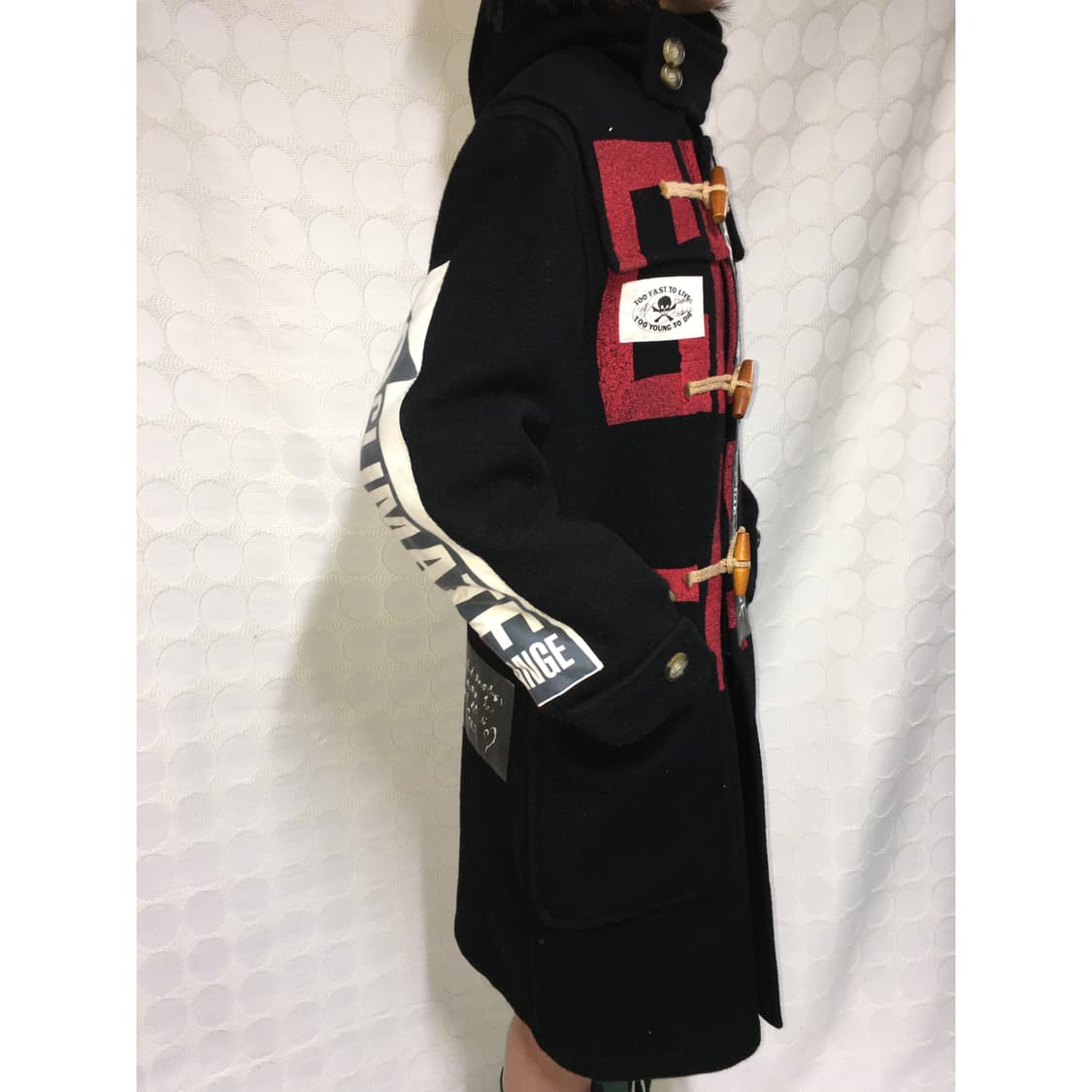 vivienne westwood chaos슬로건 울 코트 상품이미지4