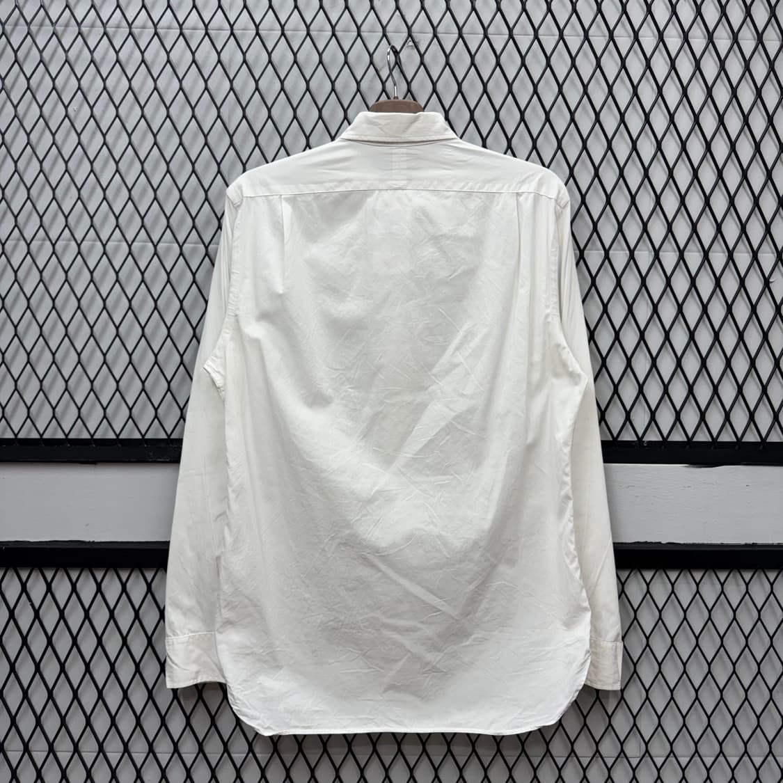 폴로 랄프로렌 솔리드 긴팔 셔츠 화이트 포니 포인트 화이트 상품이미지2