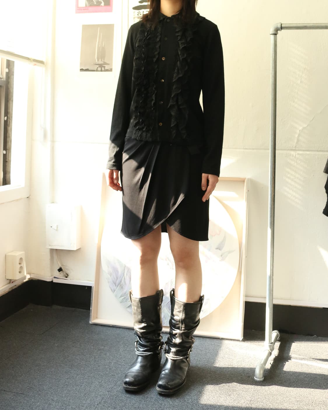 돌체 앤 가바나 블랙 리본 스커트 상품이미지3