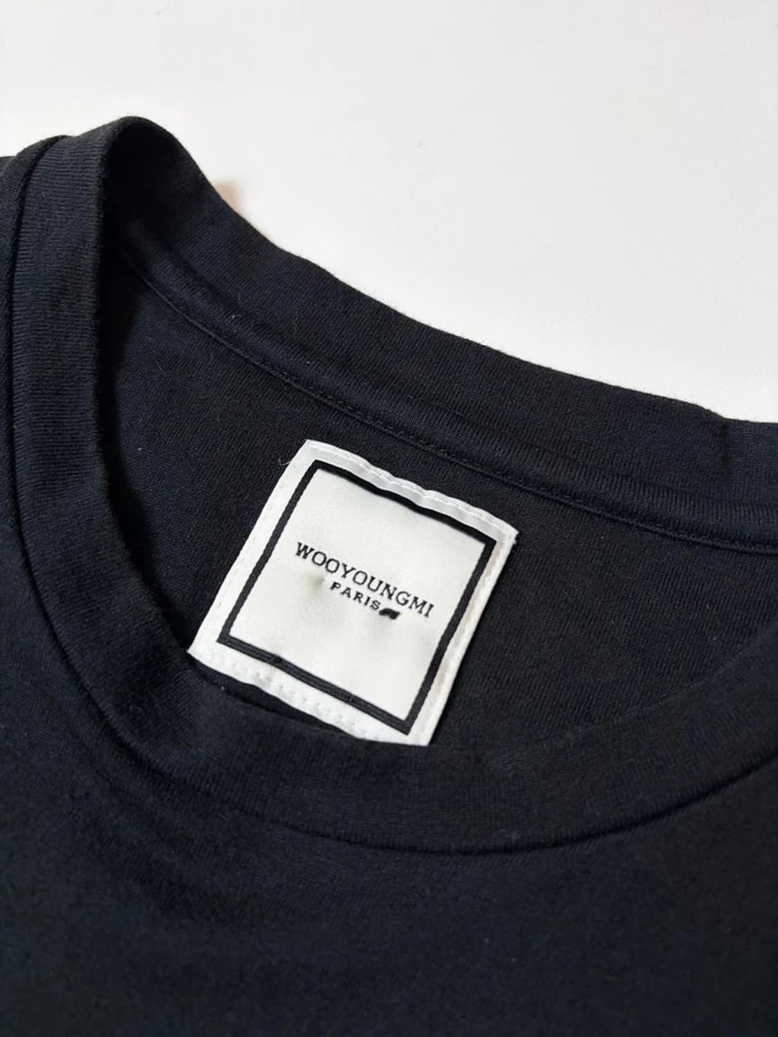 우영미 18FW 백로고 반팔 티셔츠 PN9558 상품이미지7