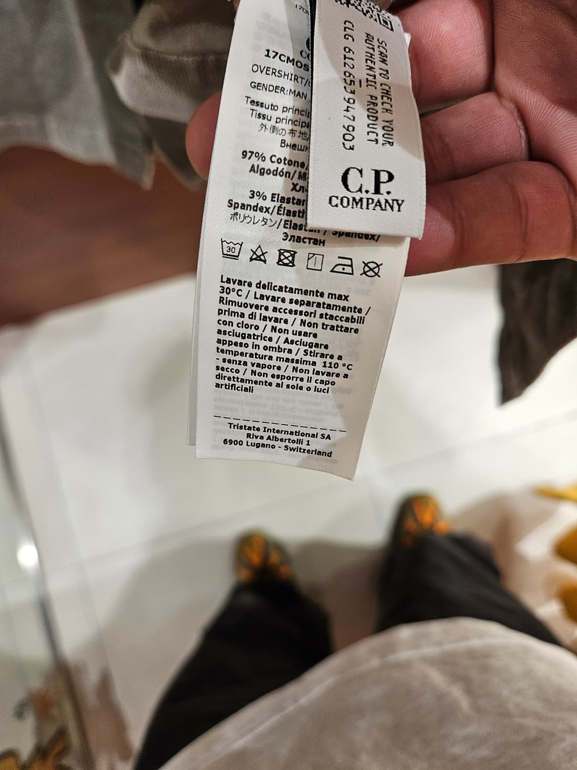 CP컴퍼니 코듀로이 오버셔츠2XL 상품이미지3