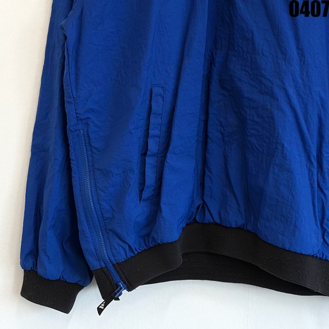 아디다스 브이넥 풀오버 바람막이 자켓 L 0407 상품이미지3