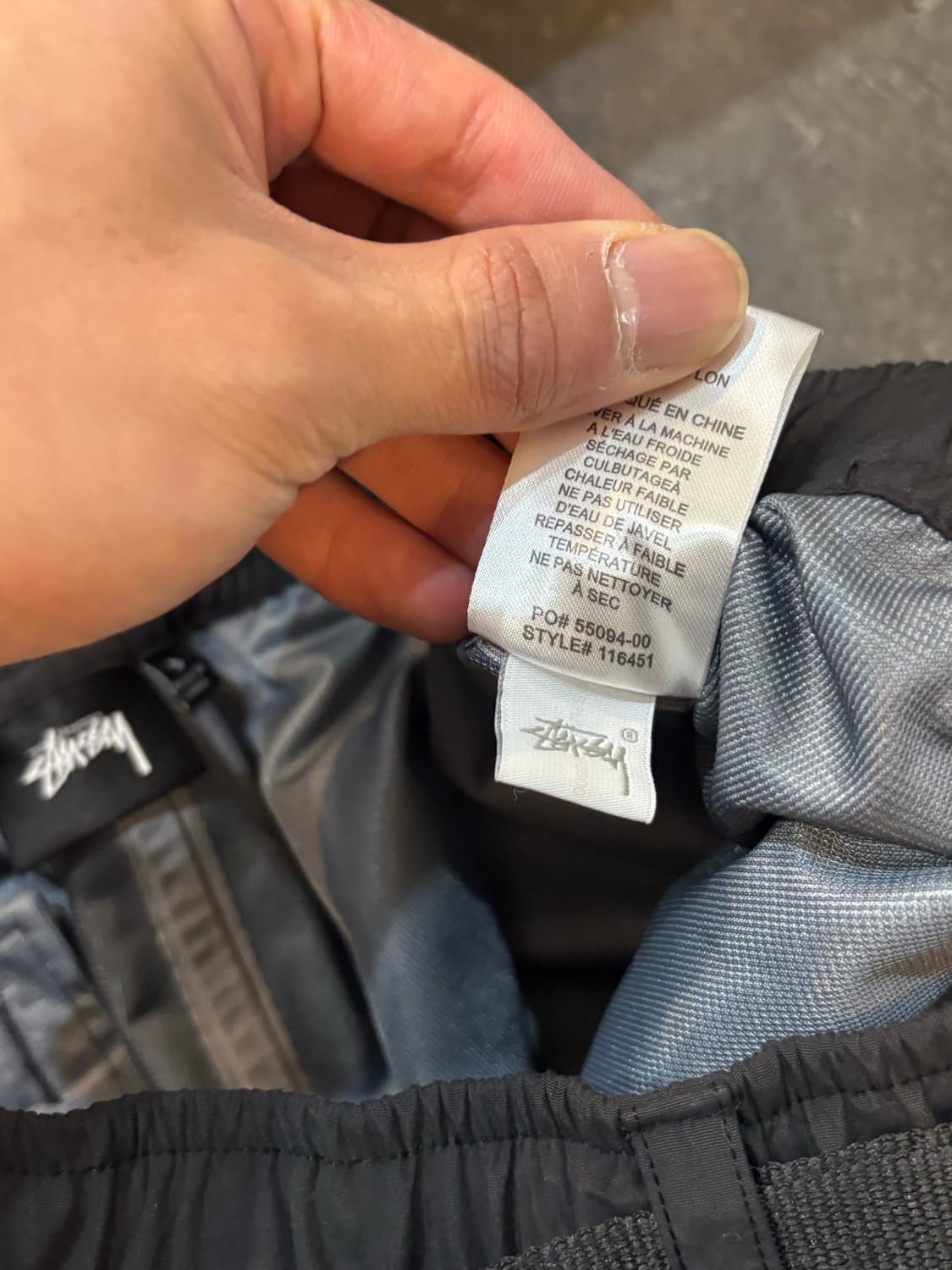 스투시 나일론 카고팬츠 바지 블랙 S사이즈 상품이미지6